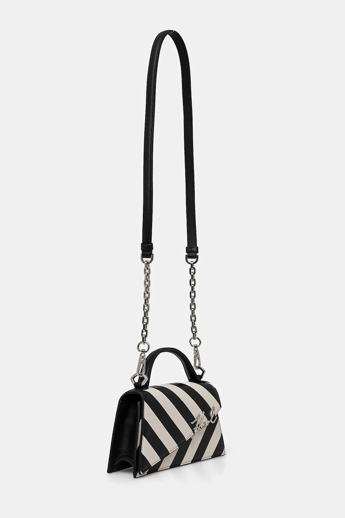 Karl Lagerfeld torebka skórzana A1W30392 beżowy SS25