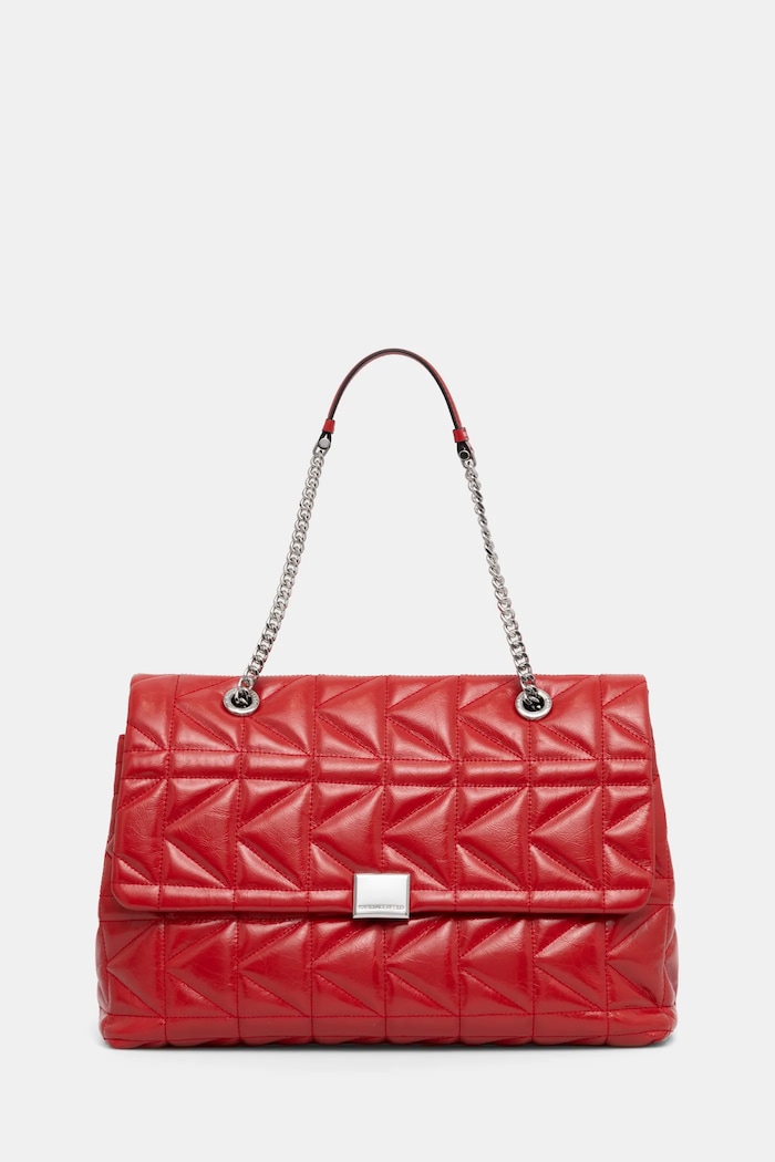 Кожаная сумочка Karl Lagerfeld кожа красный A1W30393