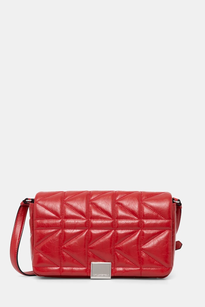 Karl Lagerfeld poseta de piele uni rosu A1W30394