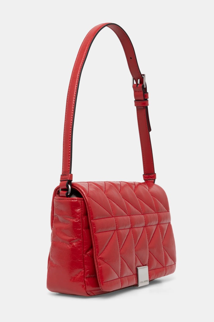Karl Lagerfeld poseta de piele A1W30394 rosu SS25