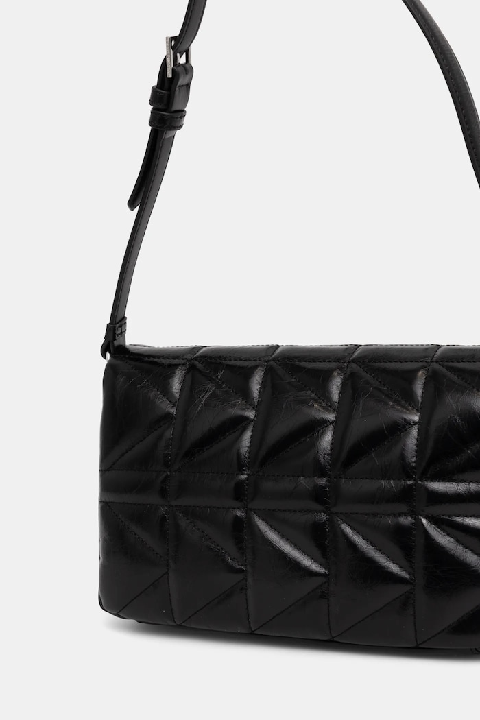 Doplňky Kožená kabelka Karl Lagerfeld A1W30394 černá