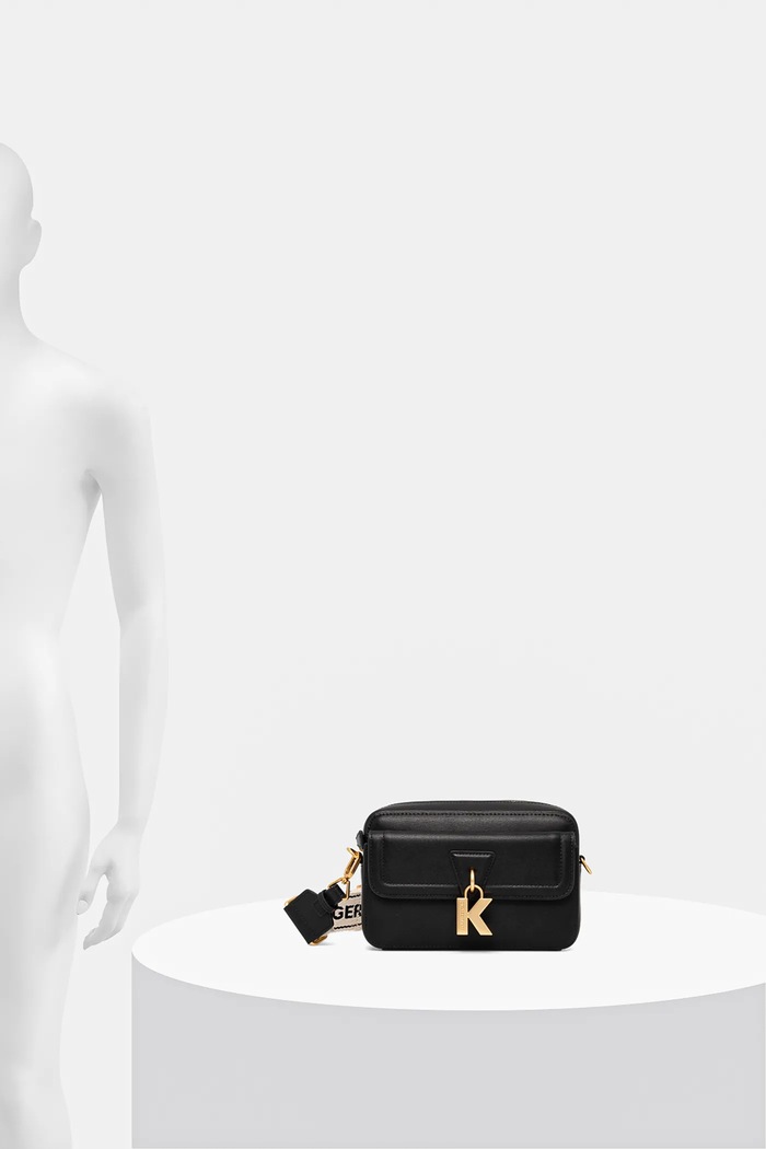 Kožená kabelka Karl Lagerfeld A1W30406
