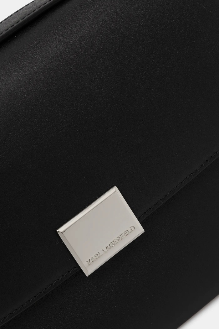 Karl Lagerfeld torebka skórzana czarny A1W30444