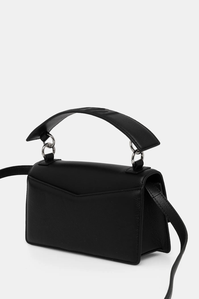 Doplňky Kožená kabelka Karl Lagerfeld A1W30446 černá