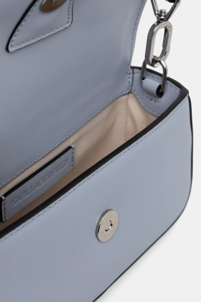 Karl Lagerfeld geantă de piele A1W30448 albastru