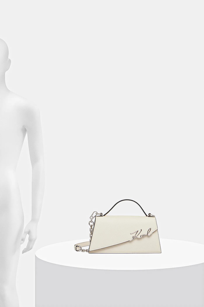 Karl Lagerfeld poșetă de piele K/SIGNATURE A1W30458