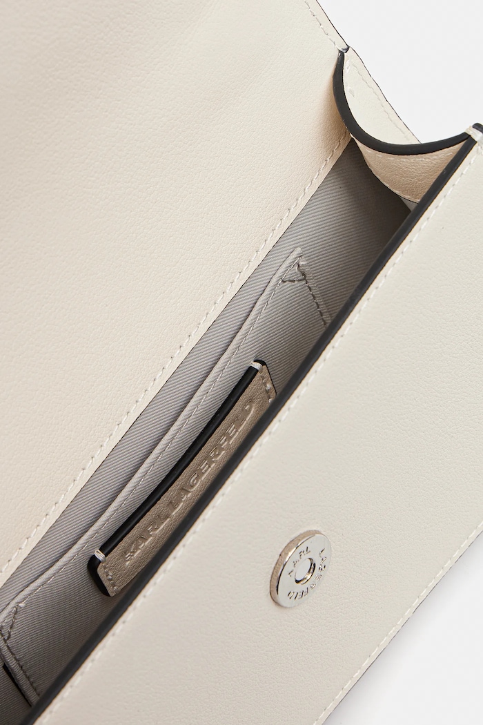 Karl Lagerfeld poșetă de piele K/SIGNATURE A1W30458 bej