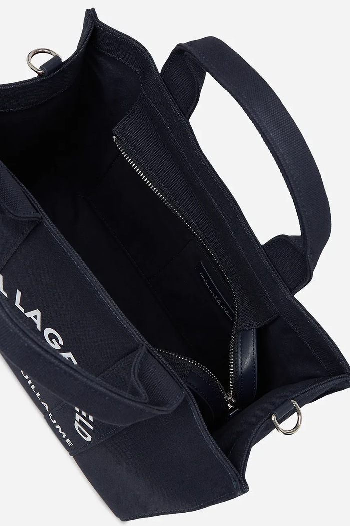 Karl Lagerfeld tote taška dámská bavlněná K/RSG námořnická modř A1W50010