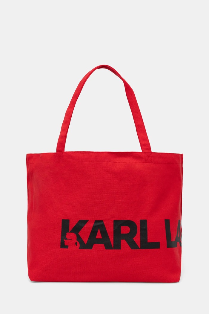 Kabelka Karl Lagerfeld K/ESSENTIAL potlač červená A1W50060