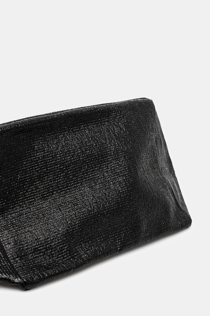 Pamučna torba Karl Lagerfeld crna A1W50064