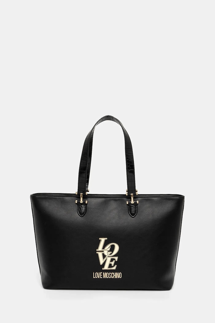 Love Moschino torebka aplikacja czarny JC4159PP1