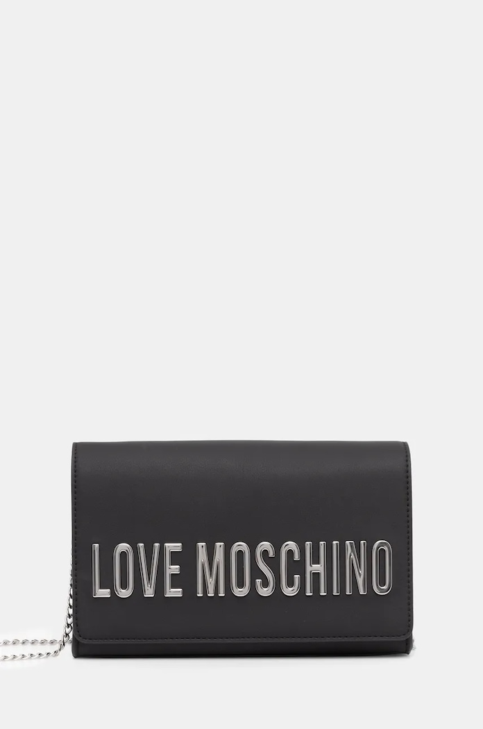 Τσάντα Love Moschino απομίμηση λείου δέρματος μαύρο JC4103PP1