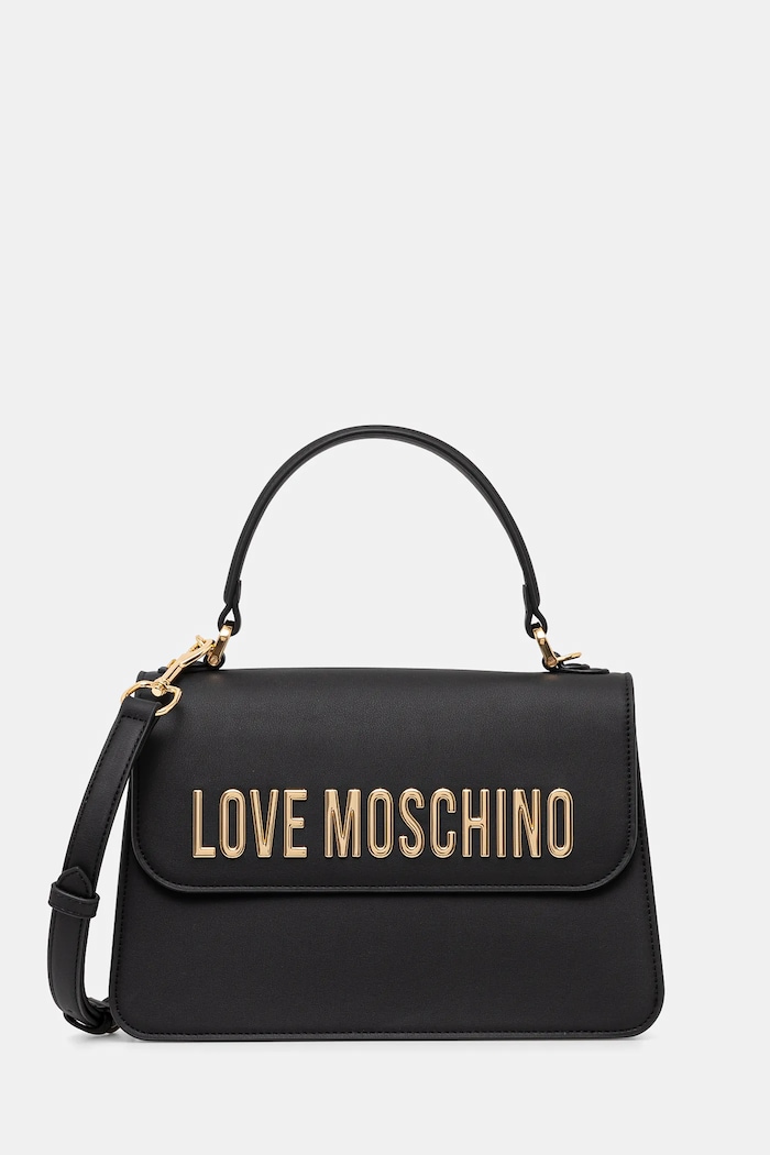 Kabelka Love Moschino imitácia kože čierna JC4032PP1
