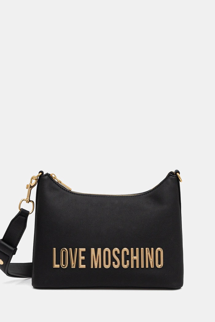 Love Moschino torebka aplikacja czarny JC4025PP1
