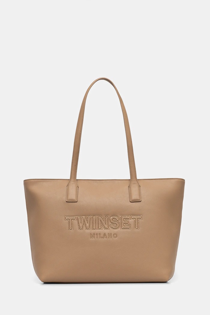 Kabelka Twinset vejde se A4 hnědá 251TD8020