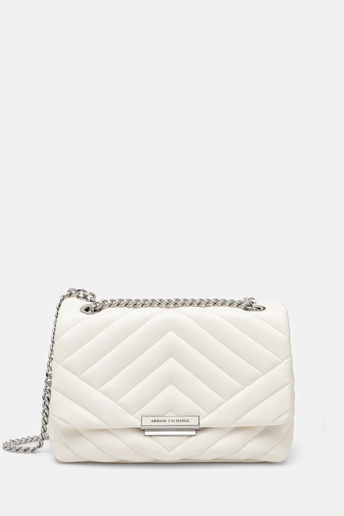 Kabelka Armani Exchange jednofarebný béžová 949122.4R742.NOS