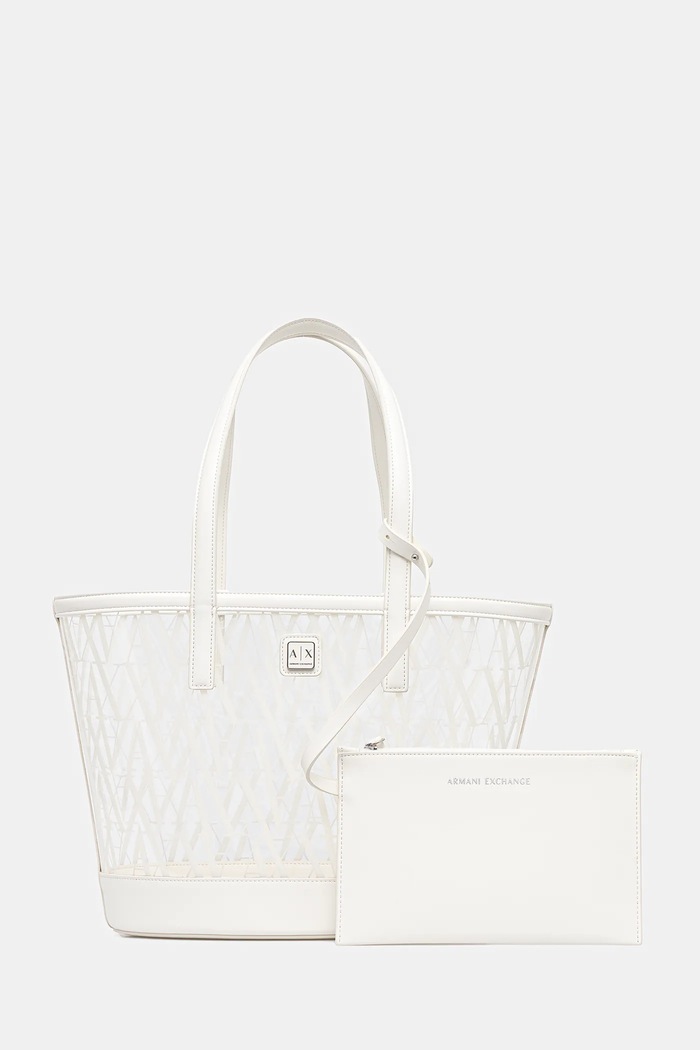 Armani Exchange geantă nu incape in A4 alb XW000325.AF12147