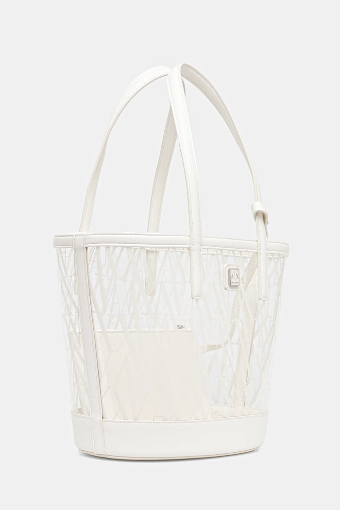 Armani Exchange geantă XW000325.AF12147 alb SS25