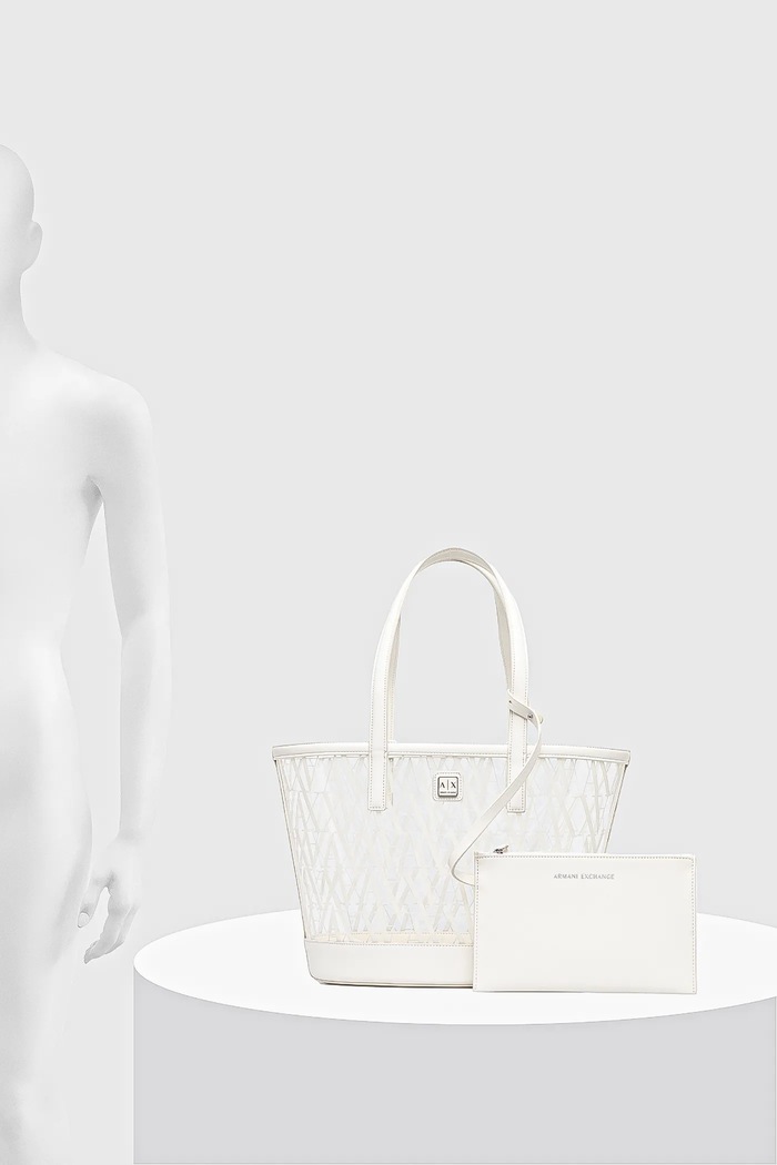 Armani Exchange geantă XW000325.AF12147 alb