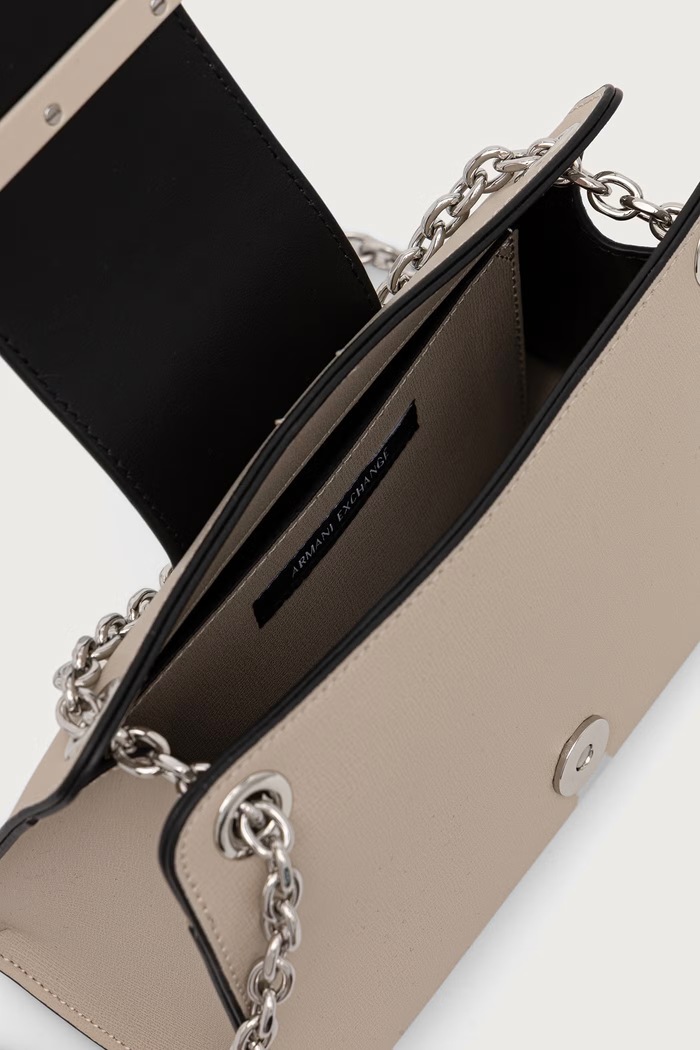 Armani Exchange сумка-листоноша жіноча зі штучної шкіри XW000281.AF13672 бежевий