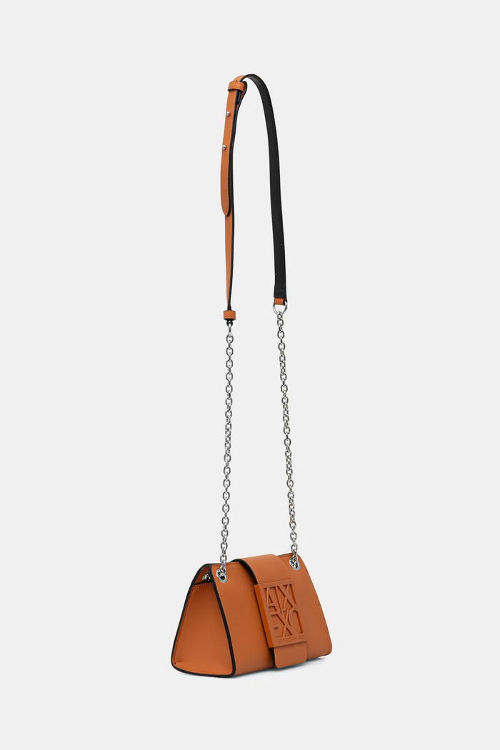 Armani Exchange listonoszka damska z imitacji skóry XW000281.AF13672 pomarańczowy SS26