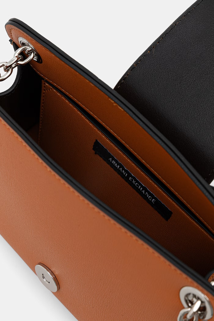 Armani Exchange listonoszka damska z imitacji skóry XW000281.AF13672 pomarańczowy