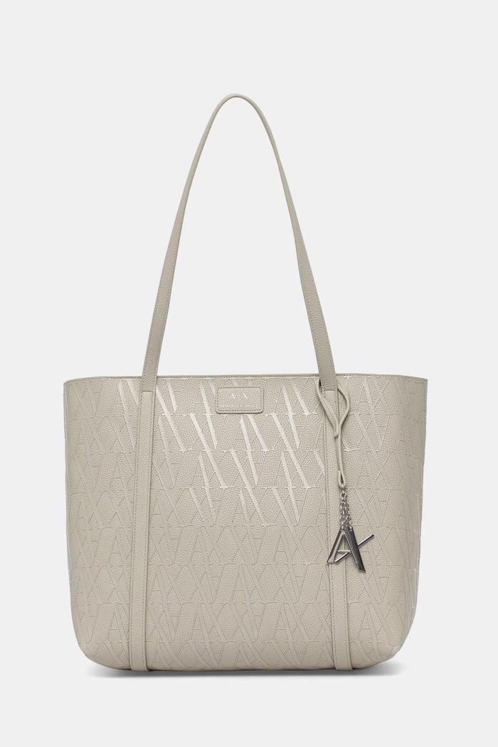 Armani Exchange nákupní taška dámská z imitace kůže zelená XW001199.AF15325