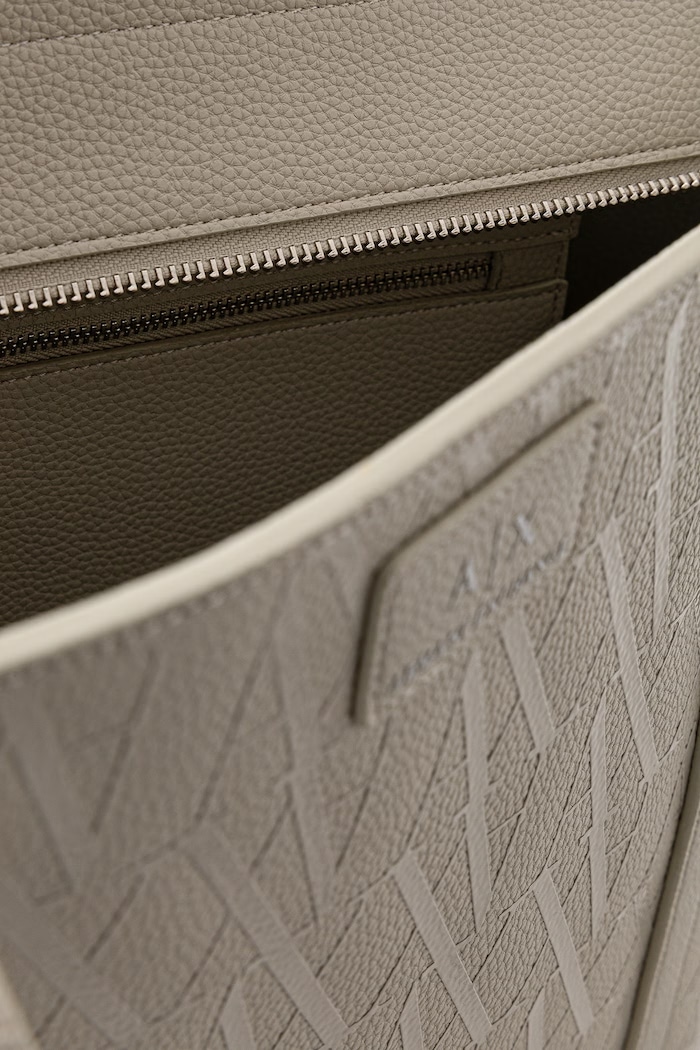 Armani Exchange nákupní taška dámská z imitace kůže XW001199.AF15325 zelená