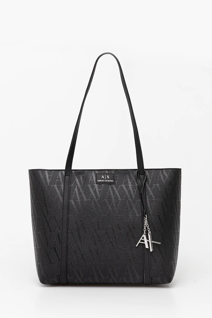 Armani Exchange shopper torba ženska iz umetnega usnja Ustreza A4 črna XW001199.AF15325