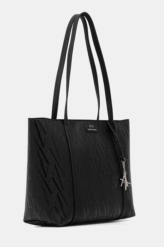 Armani Exchange shopper torba ženska iz umetnega usnja XW001199.AF15325 črna AA00