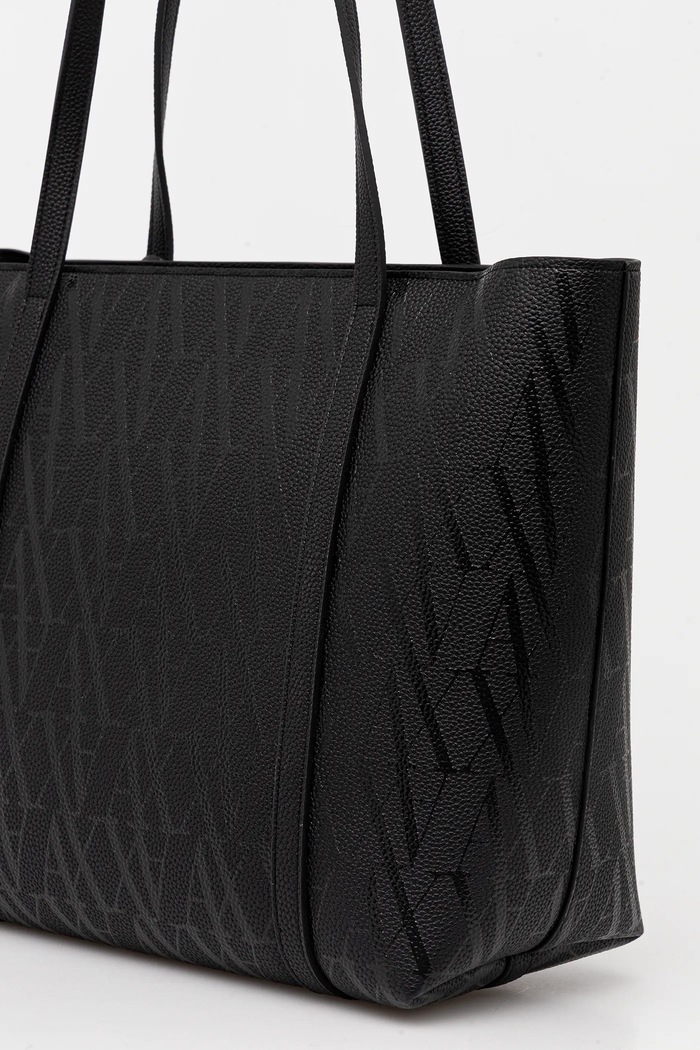 Dodatki Armani Exchange shopper torba ženska iz umetnega usnja XW001199.AF15325 črna