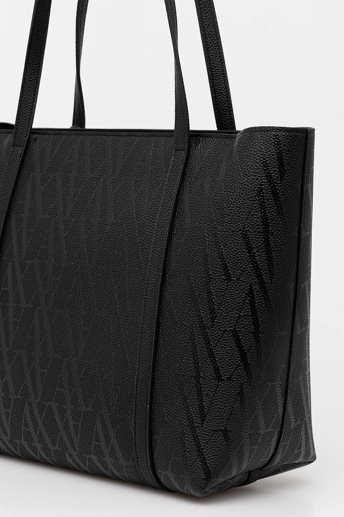 Dodatki Armani Exchange shopper torba ženska iz umetnega usnja XW001199.AF15325 črna