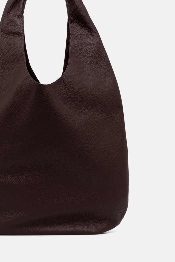 Accesorii A.P.C. geantă de piele le neige PXCBC.F67008 burgundia