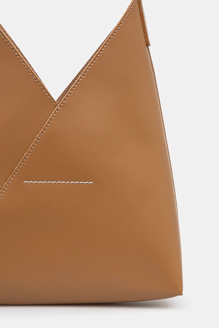 Αξεσουάρ Δερμάτινη τσάντα MM6 Maison Margiela SB6ZH0019 καφέ