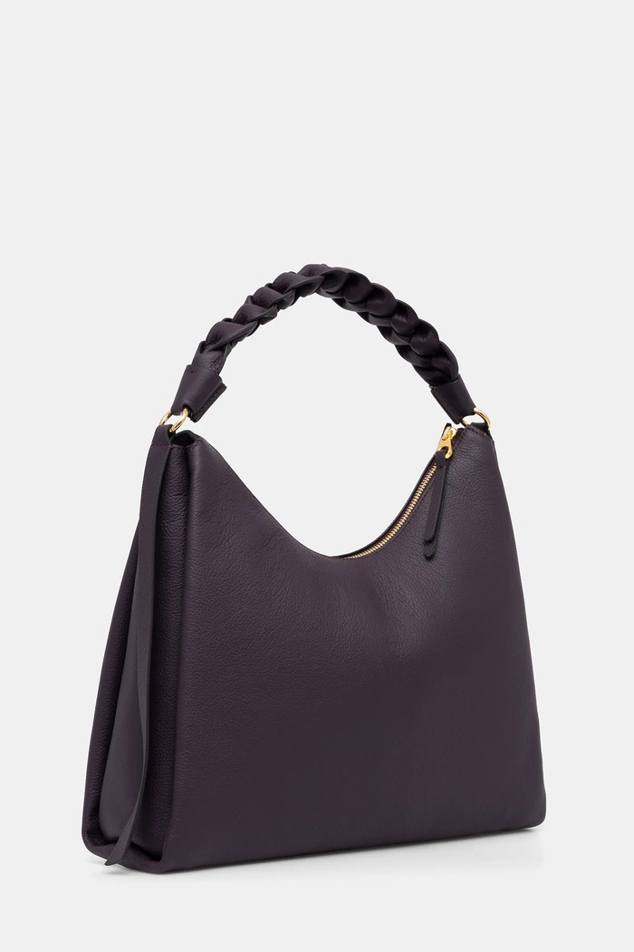 Coccinelle geantă de piele E1.M50.13.02.01 violet SS26
