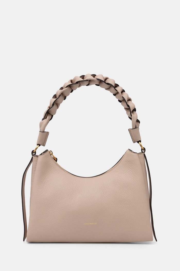 Kabelka Coccinelle přírodní kůže béžová E1.M50.13.03.01
