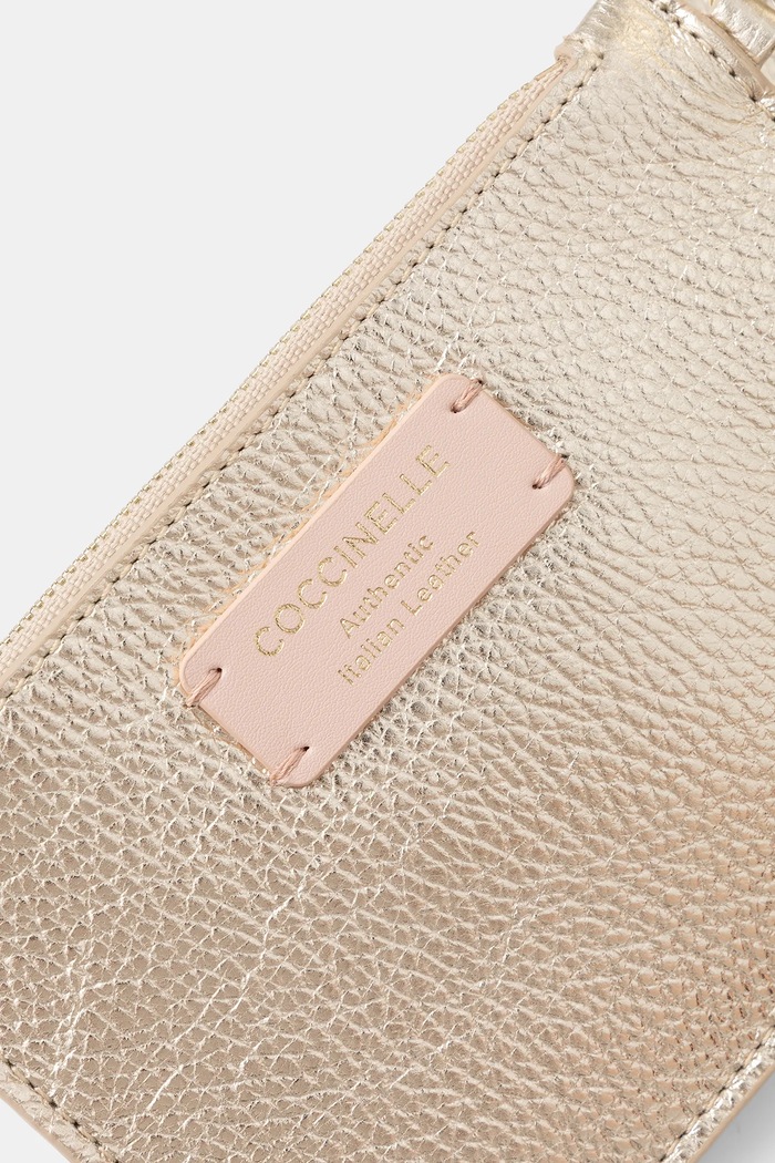 Coccinelle geantă crossbody pentru femei din piele aur E1.SHA.58.01.01