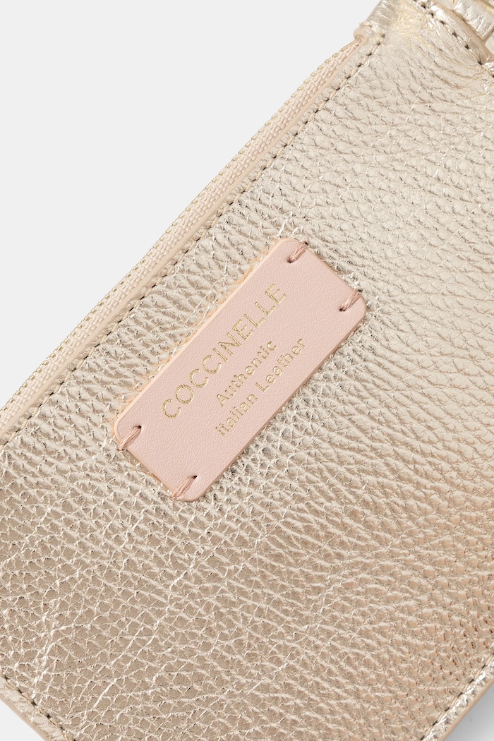 Coccinelle geantă crossbody pentru femei din piele aur E1.SHA.58.01.01
