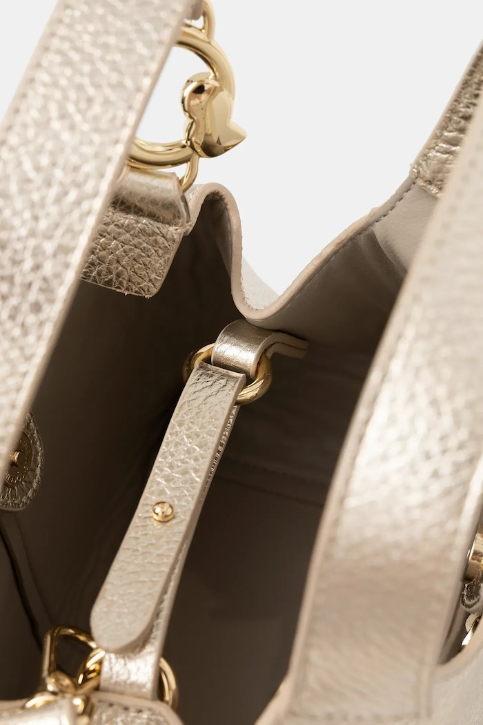 Coccinelle geantă crossbody pentru femei din piele E1.SHA.58.01.01 aur