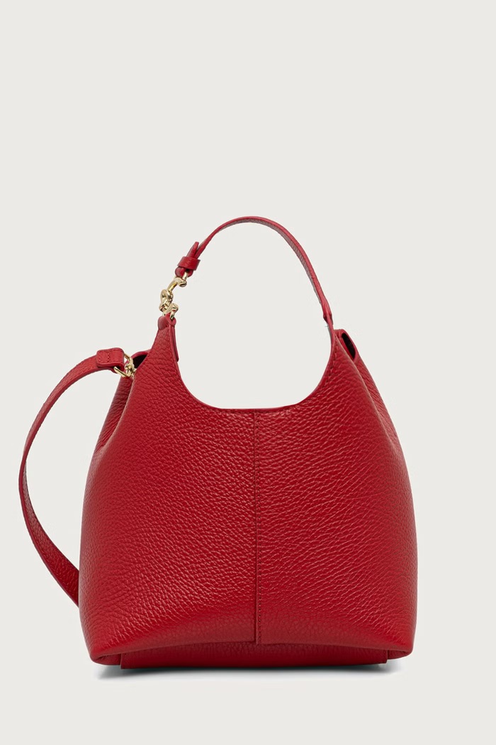 Coccinelle Torebka crossbody damska skórzana czerwony E1.SHA.58.01.01
