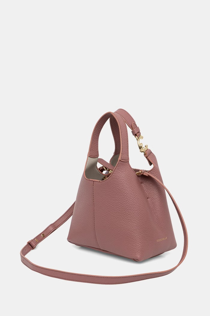 Accessori Coccinelle borsa a tracollo da donna in pelle E1.SHA.58.01.01 rosa