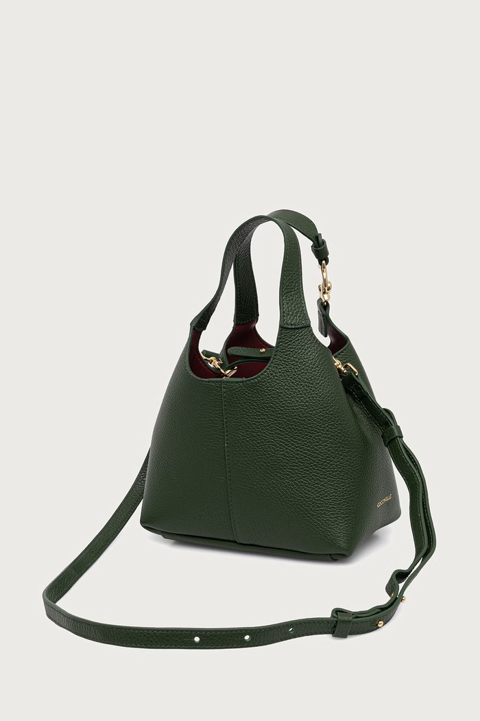 Doplnky Coccinelle Crossbody kabelka dámska kožená E1.SHA.58.01.01 zelená
