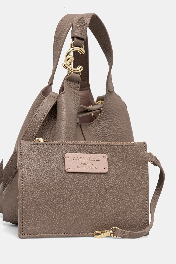 Coccinelle torebka crossbody damska skórzana brązowy E1.SHA.58.01.01