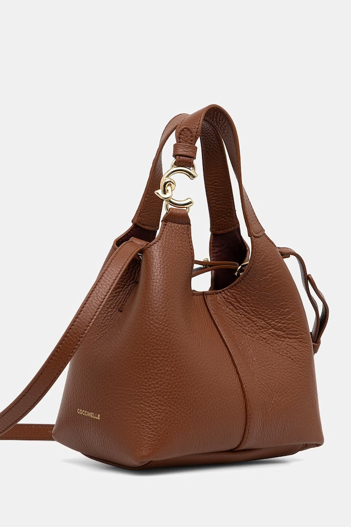 Coccinelle torebka crossbody damska skórzana E1.SHA.58.01.01 brązowy SS26