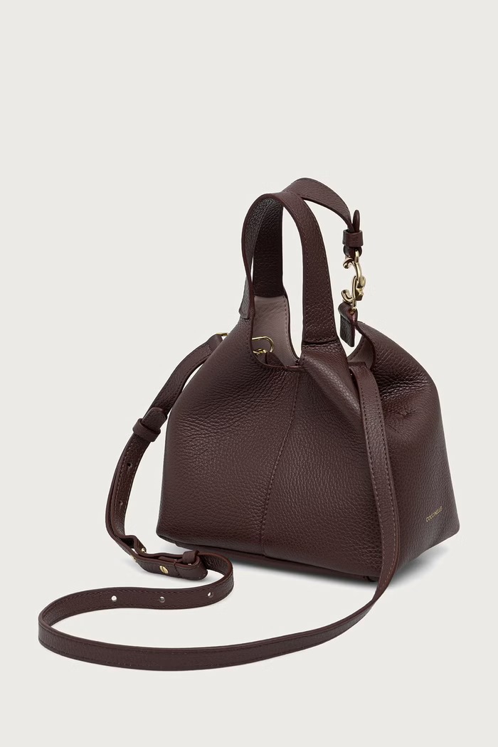 Dodaci Coccinelle Crossbody torba za žene kožna E1.SHA.58.01.01 bordo