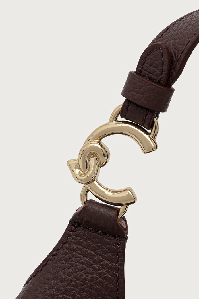 Crossbody torba za žene kožna Coccinelle bordo E1.SHA.58.01.01