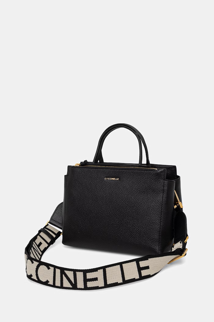 Akcesoria Coccinelle torebka crossbody damska skórzana E1.SHA.58.01.01 czarny