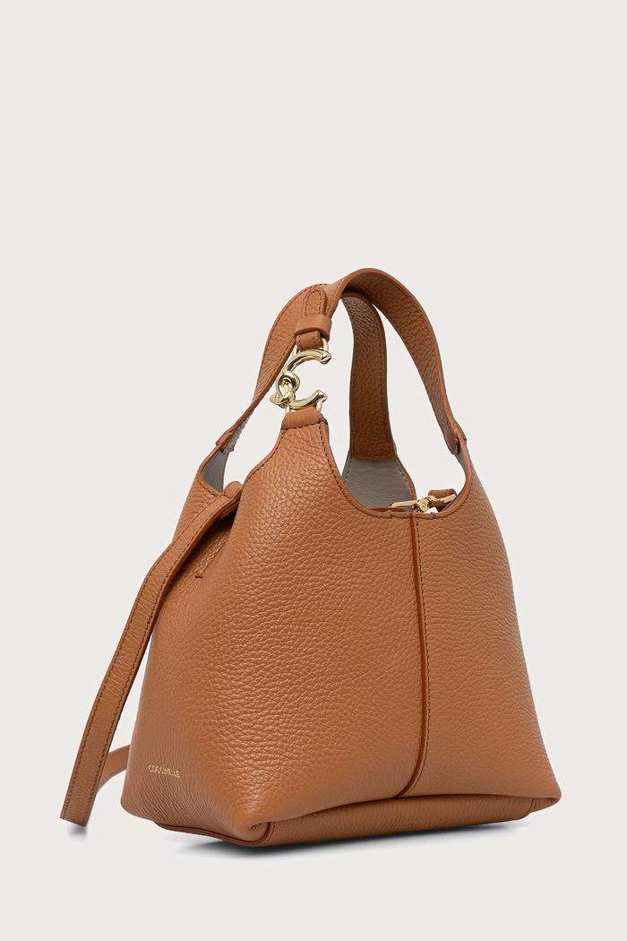 Coccinelle Crossbody kabelka dámská kožená E1.SHA.58.01.01 zlatá SS26