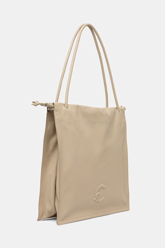 Coccinelle tote γυναικεία δερμάτινη E1.SS5.11.01.01 μπεζ SS26