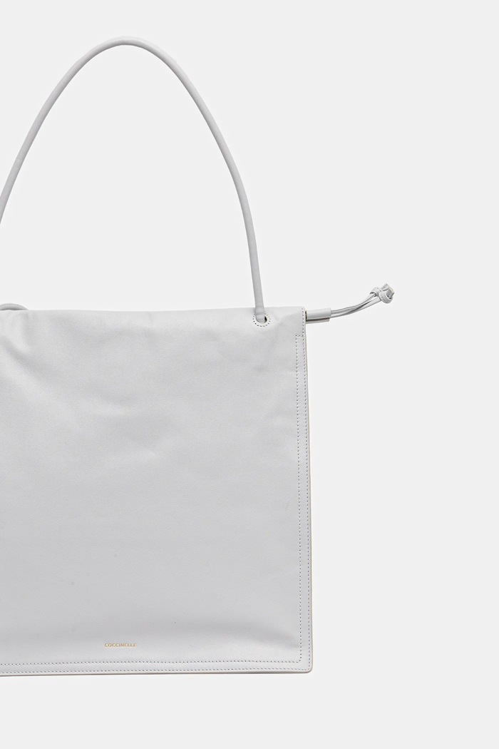 Accesorii Coccinelle Tote bag pentru femei din piele E1.SS5.11.01.01 gri